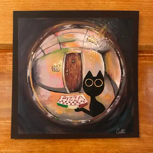 Peephole Art Print