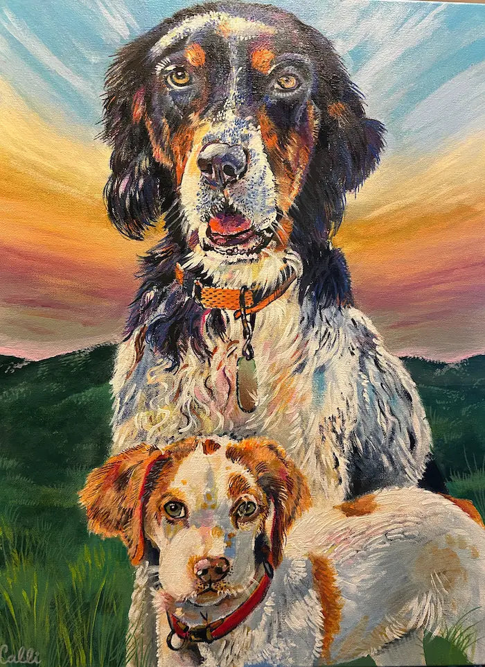Custom Pet Portrait, 11" x 14"