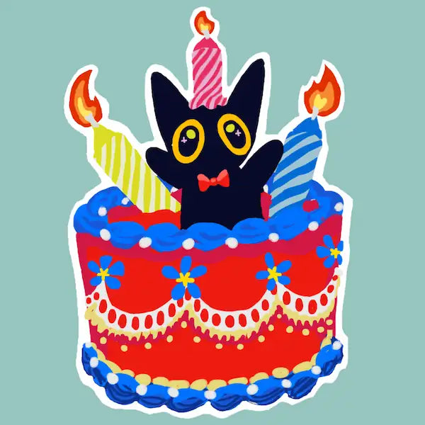 Party Cake Sticker