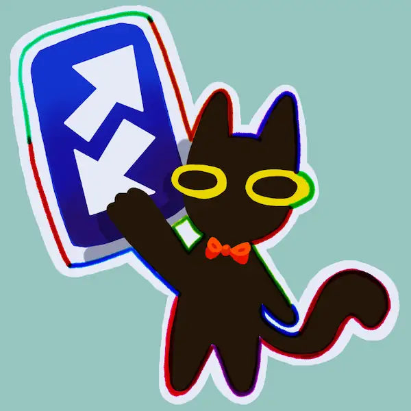 Reverse Symbol Sticker